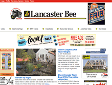 Tablet Screenshot of lancasterbee.com